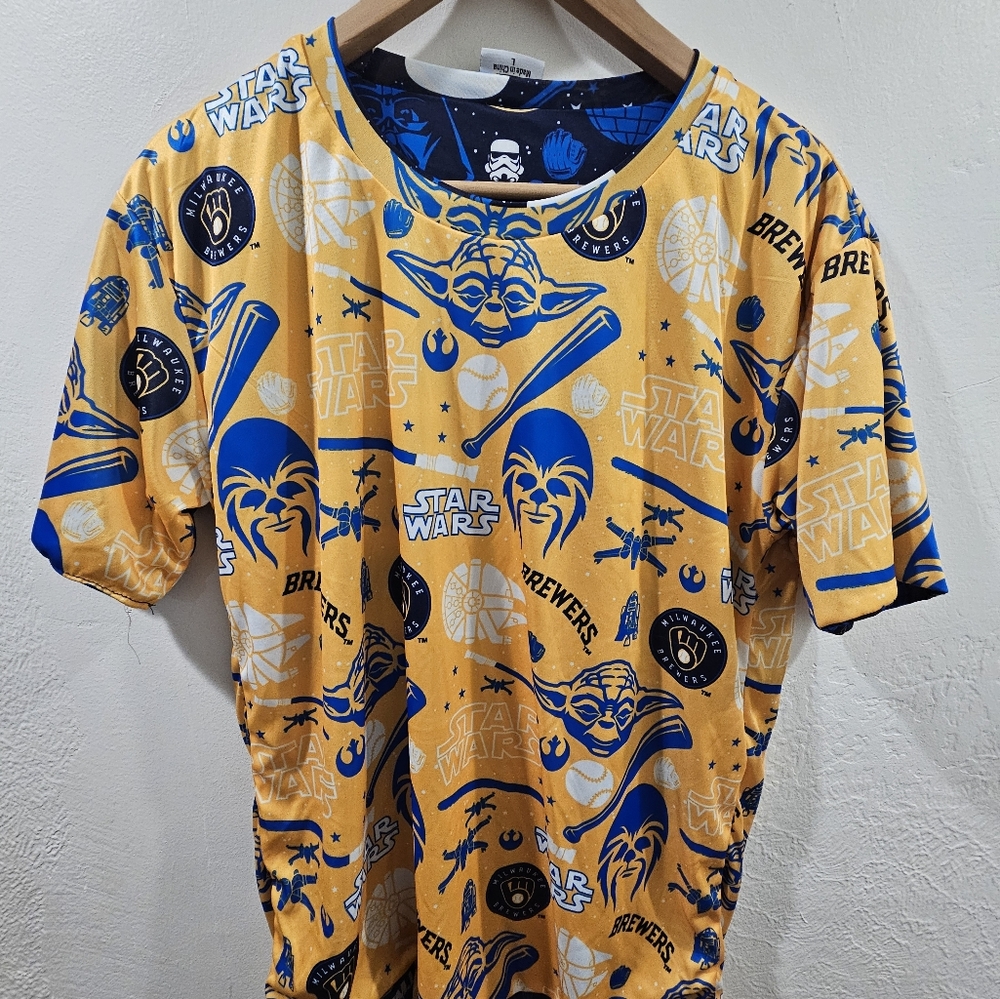 Star Wars Brewers shirt that is reversable.  It is a large and was a promo item!